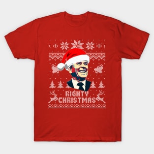 Ronald Reagan Right Christmas T-Shirt